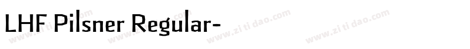 LHF Pilsner Regular字体转换
